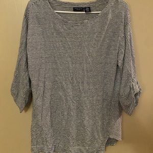 Adrienne Vittadini 3/4 sleeve top 2X